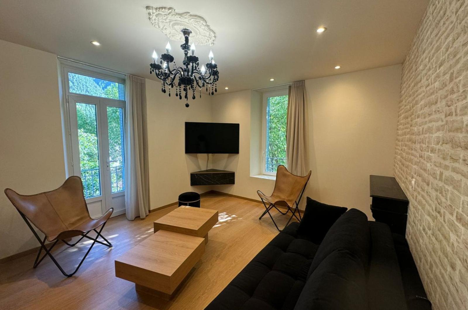 Appartements Confortables Avec Vue Montagne - Residence Villa Belle Fleur Château-Ville-Vieille Exteriér fotografie